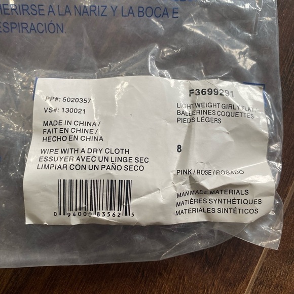 Avon Lightweight Girly Flat Shoes Pink size 8 NWOT - Picture 10 of 11